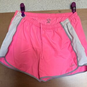 Champion Pink Athletic Mesh-Trim Shorts